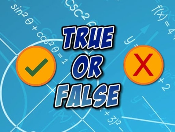 True Or False Game Cover