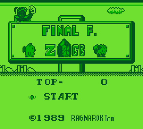 Final Fantasy Z GB (Super Mario Land hack) Game Cover