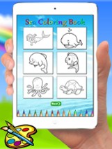 Sea Animals &amp; Mermaid Coloring Book - Drawing Painting Kids Image