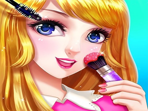 Anime Girls Fashion Makeup Game Game Cover