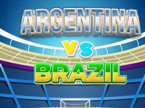 Match Football Brazil or Argentina Image