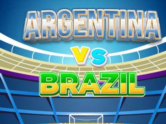 Match Football Brazil or Argentina Game Cover