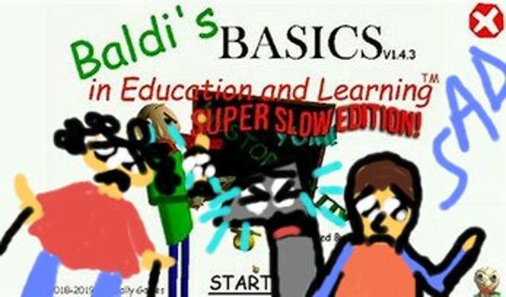 Baldi Basics Super Remake Slow Game Cover