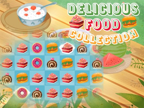Delicious Food Collection Game Cover