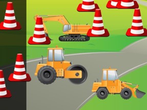 Digger Puzzles for Toddlers and Kids : play with construction vehicles ! Image