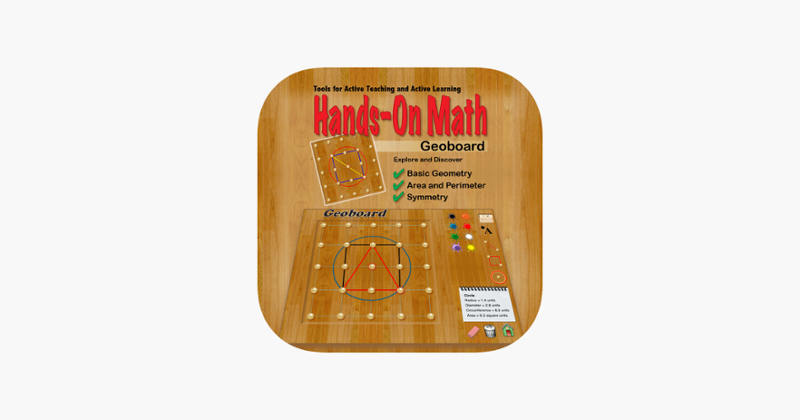 Hands-On Math Geoboard Game Cover