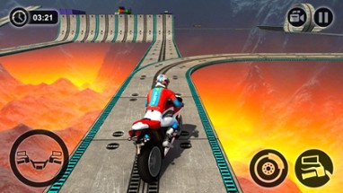 Motorbike Driving Simulator - impossible Tracks 3D Image