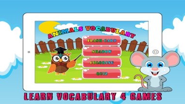 Animals Vocabulary Learning For Kids - 4 Fun Games Image