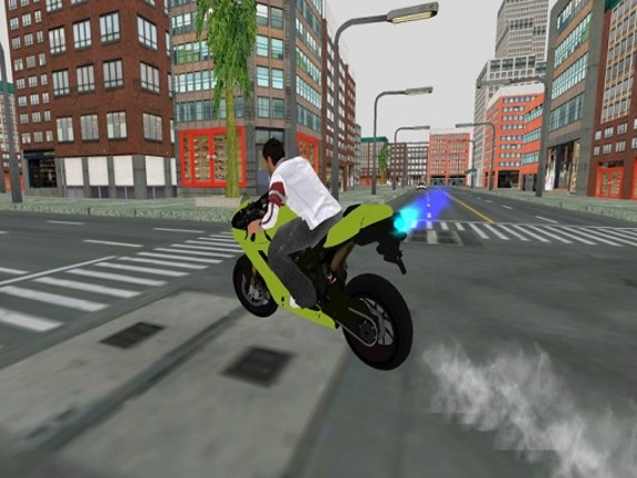 Heavy Bikes City Parking Game 3D Game Cover