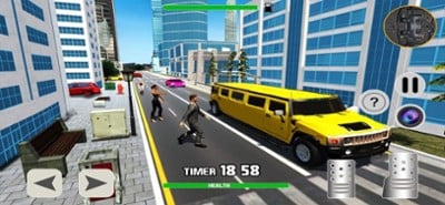 Limousine Taxi Driving 3D Image