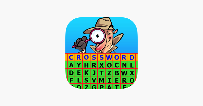 Crossword game for intelligent: Word Search puzzle in the letters table Game Cover
