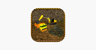 Gold Digger Crane Crew &amp; Heavy Machinery Driving Image