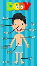 Learning Human Body Parts - Baby Learning Body Parts Image