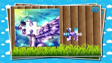 My Pony Jigsaw Puzzle - Puzzle Animated Kids Jigsaw Puzzles with Princesses and Ponies Image