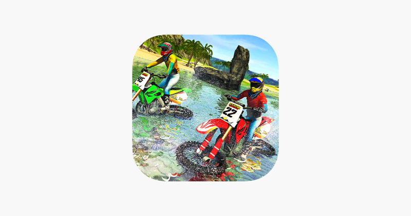 Beach Water Surfer Bike Racing - Motorbike Riding Game Cover