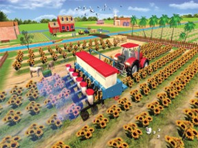 Modern Tractor Farming Game Image