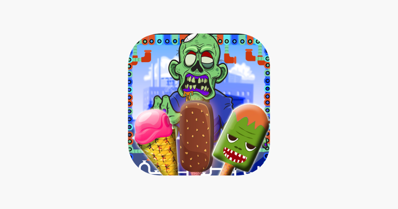 Zombie Ice Cream Factory Simulator - Learn how to make frozen snow cone,frosty icee popsicle and pops for zombies in this kitchen cooking game Game Cover