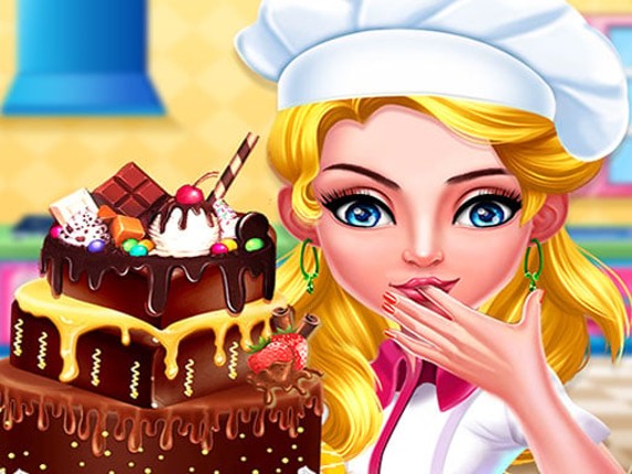 Chocolate cake cooking party Game Cover