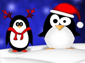 Christmas Penguin Puzzle Image