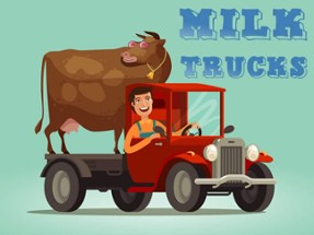 Milk Trucks Jigsaw Image