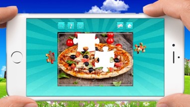 Pizza Puzzles - Drag and Drop Jigsaw for Kids Image