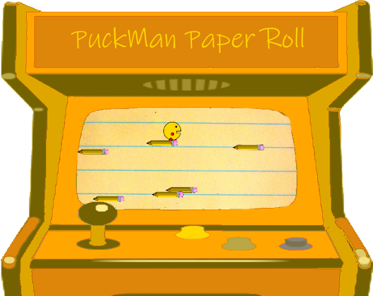 PuckMan Paper Roll Game Cover