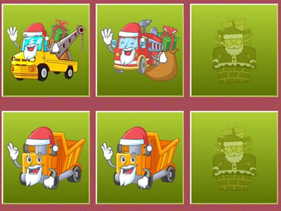 Christmas Trucks Memory Game Cover