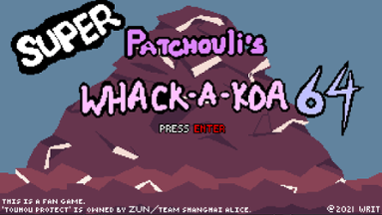 SUPER Patchouli's WHACK-A-KOA 64 Image