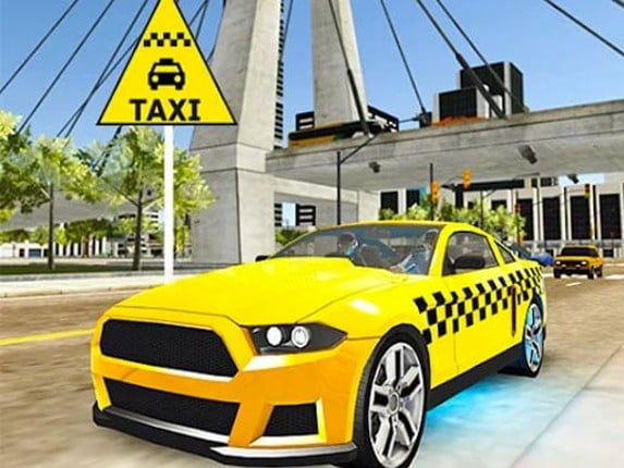 Taxi Driving City Simulator 3D Game Cover