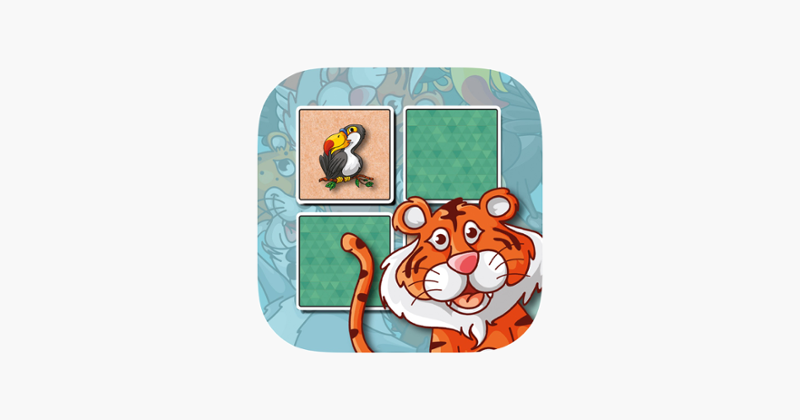 Animals Find the Pairs Learning &amp; memo Game Game Cover