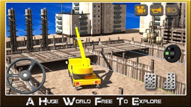 Construction Truck Simulator: Extreme Addicting 3D Driving Test for Heavy Monster Vehicle In City Image