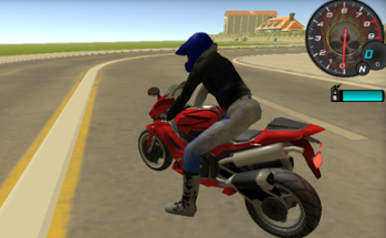 Moto Rider 3D Image