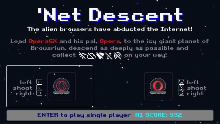 'Net Descent Game Cover