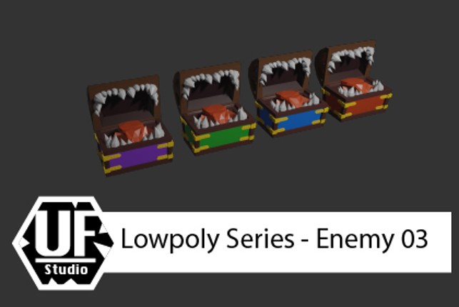 Low Poly Series – Chest Mimic Game Cover