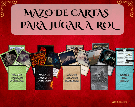 Mazo de cartas para jugar a rol Game Cover