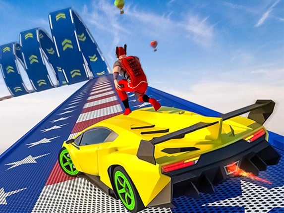 Mega Ramp Car Stunt: GT Mega Ramp Car Racing 2021 Game Cover
