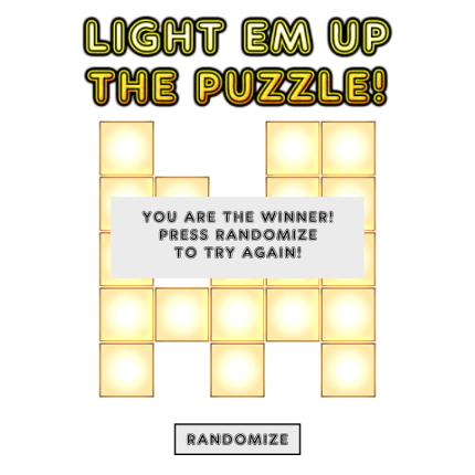 Light em up - the puzzle! Game Cover