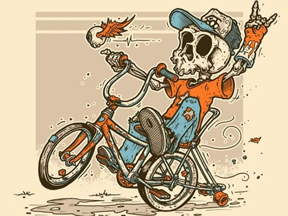 Halloween Bike Ride Jigsaw Game Cover