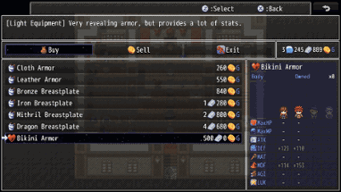 Shop Common Events plugin for RPG Maker MZ Image