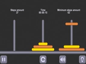 The Tower of Hanoi. (ad-free) Image