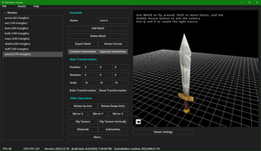 3D Model Converter for GameMaker Image