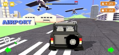 Blocky Car Racing Game Image