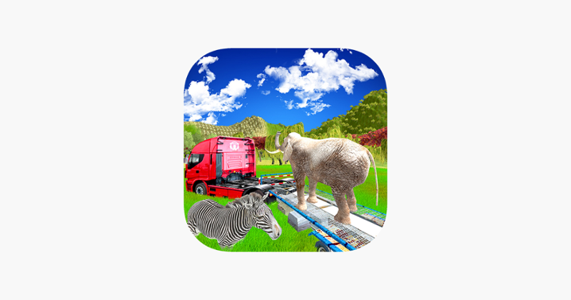Transporter Truck Zoo Animals Game Cover