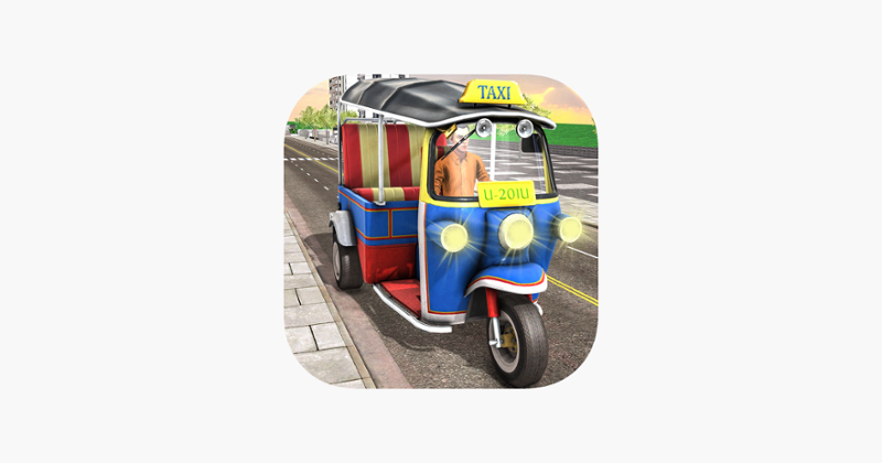 Tuk Tuk Auto Rikshaw Taxi Game Game Cover