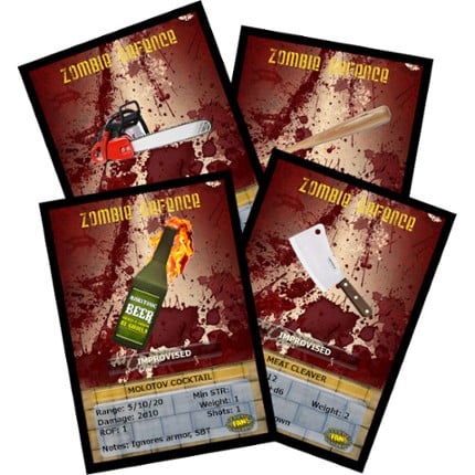 Zombie Defence Deck Game Cover