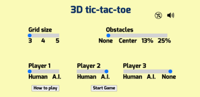 3D tic-tac-toe Image