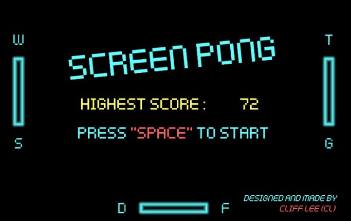 Screen Pong Game Cover