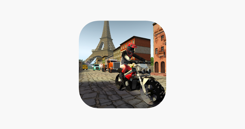 Paris Bike Stunt Action Racing Game: Speed Driving Game Cover