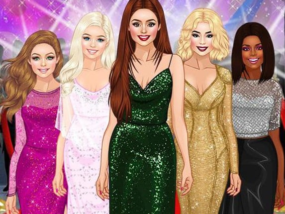 Red Carpet Dress Up Girls Game - girls Game Cover