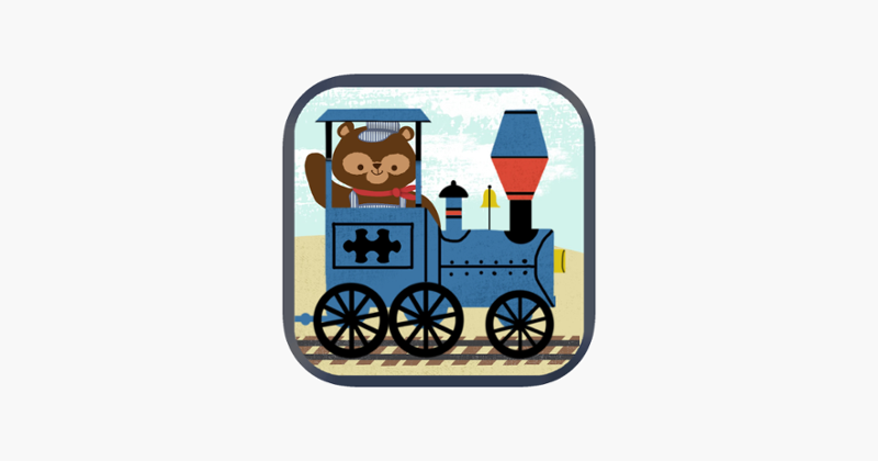 Train Games for Kids: Zoo Railroad Car Puzzles Game Cover